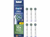 Oral-B Pro CrossAction Aufsteckbürsten für elektrische Zahnbürste, 6 Stück,