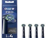 Oral-B Pro Cross Action Aufsteckb&uuml;rsten f&uuml;r elektrische Zahnb&uuml;rste, Schwarz, 4