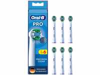 Oral-B Pro Precision Clean Aufsteckbürsten für elektrische Zahnbürste, 6 Stück,