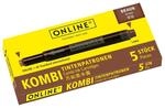 ONLINE Kombi-Tintenpatronen, Universal-Ersatz-Patronen, kompatibel mit allen