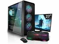 SYSTEMTREFF Basic Gaming Komplett PC Set AMD Ryzen 5 5500 6x4.2GHz | Nvidia RTX...