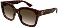 GUCCI Womens GG1338S Sunglasses, Havana-Havana-Brown, 54