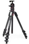 Manfrotto 4 Segment Carbon Stativ Kit, Fotostativ mit Kugelkopf mit Move Quick