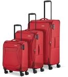 Travelite 4-Rad Koffer Set Weichschale, Gr&ouml;&szlig;en L/M/S, Serie Chios Trolley Set in