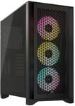 Corsair iCUE 4000D RGB Airflow Mid-Tower-Geh&auml;use, 3 &times; AF120 RGB Elite-L&uuml;fter &ndash;