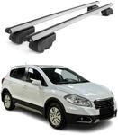 OMAC Dachtr&auml;ger f&uuml;r Suzuki SX-4 S-Cross 2013-21 Aluminium 2 Stangen Silber