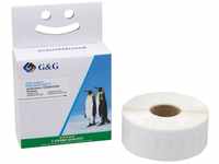 G&G Etiketten 500 Stück kompatibel mit Dymo 11355/ s0722550 (19mm x 51mm)...