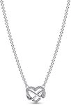 PANDORA Moments Funkelnde Unendlichkeits-Herz Collier-Halskette aus Sterling Silber