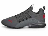 PUMA Herren Axelion Sneaker, Refresh Black-cool Dark Gray Red, 40.5 EU