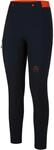 La Sportiva Camino Tight Pant W Black/Cherry Tomato - Damenhose