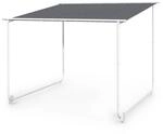 Blumfeldt Pergola, Metall Pavillon mit Polyester Schiebedach und Bodenrollen,