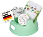 Heless 806 - Nachttopfset f&uuml;r Puppen, 4 teilig, mit Zubeh&ouml;r zur Puppenpflege,