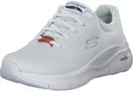 Skechers Arch Fit Big Appeal Sneaker f&uuml;r Damen, Wnvr White Navy Red, 36 EU