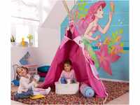 Komar Disney Vlies Fototapete - Ariel Little Friends - Größe: 250 x 250 cm (Breite
