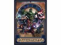 Komar Marvel Vlies Fototapete - Avengers Ornament - Größe: 200 x 280 cm (Breite x