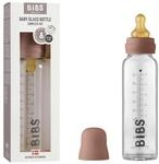 BIBS Baby Glass Bottle 225ml, Vermindert Koliken, Runder Sauger aus