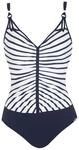 Sunflair Badeanzug Essential Stripes Pearl Swimsuit