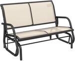 Outsunny 2-Sitzer Schaukelstuhl Gartenbank mit Schaukelmechanismus...