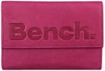 Bench Damen Leder Geldb&ouml;rse Portmonee Geldbeutel Portemonnaie 92100, Farbe:Magenta
