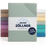Julius Z&ouml;llner Jersey Spannbettlaken f&uuml;r Baby- & Kinderbett, 100% Jersey-Baumwolle,