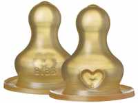 BIBS Bottle Nipple 2-Pack, Vermindert Koliken, Zusätzliche Sauger für Baby...