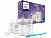 Philips Avent Babyflaschen Natural Response, Geschenkset für Neugeborene – 4