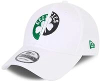 New Era - NBA Boston Celtics Half Half 9Forty Strapback Cap - Weiss Farbe Wei&szlig;,