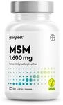 MSM Kapseln hochdosiert 365 St&uuml;ck - 1600mg Methylsulfonylmethan (MSM) pro Tagesdosis