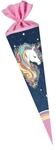Nestler Schult&uuml;te Regenbogen Unicorn 70cm Zuckert&uuml;te rund Schulanfang...