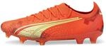 Puma Ultra Ultimate FG/AG, Unisex-Fu&szlig;ballschuhe f&uuml;r Erwachsene, Koralle (Fiery