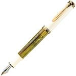 Pelikan F&uuml;llhalter Souver&auml;n 400, Schildpatt-Wei&szlig;, Feder B (breit),...