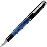 Pelikan F&uuml;llhalter Souver&auml;n 405, Schwarz-Blau, Feder B (breit), hochwertiger