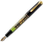Pelikan F&uuml;llhalter Toledo 700, Schwarz, Feder B (breit), hochwertiger Kolbenf&uuml;ller