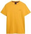Superdry Herren Essential T-Shirt aus Bio-Baumwolle mit Logo Kurkuma Meliert S
