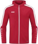 JAKO Damen Kapuzenjacke Power, Rot, 36