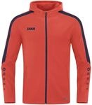 JAKO Herren Kapuzenjacke Power, Flame/Marine, 4XL