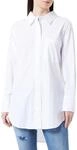TOM TAILOR Denim Damen Basic Poplin Hemdbluse 20000 - White M
