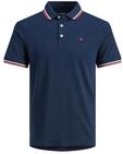 JACK & JONES Male Poloshirt Plus Size Einfarbig Poloshirt