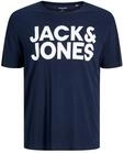 Jack & Jones Herren Logo T-Shirt Plus Size | Rundhals Kurzarm Shirt | &Uuml;bergr&ouml;&szlig;en