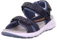Superfit Jungen Criss Cross Sandale, Blau Orange 8010, 31 EU