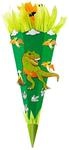 goldbuch 97 721 Schult&uuml;ten-Bastelset Dino, 3D Zuckert&uuml;te ca. 70 cm, Schult&uuml;te zum