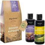 Allg&auml;uQuelle&reg; Saunaaufguss Set Bio Sauna Zubeh&ouml;r 2x100ml Sauna Aufgussmittel