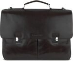 bugatti Romano Aktentasche Groß, Laptoptasche aus echtem Leder, große bugatti Romano Aktentasche Groß, Laptoptasche aus echtem Leder, große