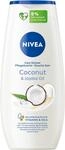 NIVEA Coconut & Jojoba Oil Pflegedusche (250 ml), pH-hautneutrales Duschgel mit