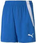 PUMA Unisex Kinder Teamliga Jr Shorts, Electric Blue Lemonade-puma White, 116 EU