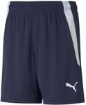 PUMA Unisex Kinder Teamliga Jr Shorts, Peacoat-puma White, 140 EU