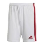 Adidas Herren Squadra 21 Shorts, White/Team Power Red, XXL