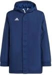 adidas Unisex Kinder Entrada 22 Stadium Jacket, Team Navy Blue 2, 7-8 Years