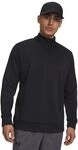 Under Armour Herren Armourfleece 1/4 Zip Fleece Tops, (001) Schwarz/Schwarz, XS EU