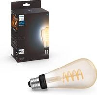 Philips Hue White E27 Gro&szlig;e Edison Filament ST72 550lm, warmwei&szlig;es Licht, dimmbar,